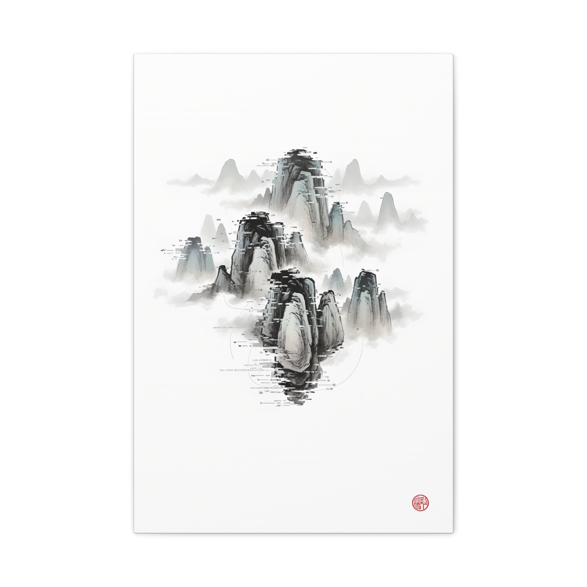 Ink Shadow No.1 — 數據山嵐