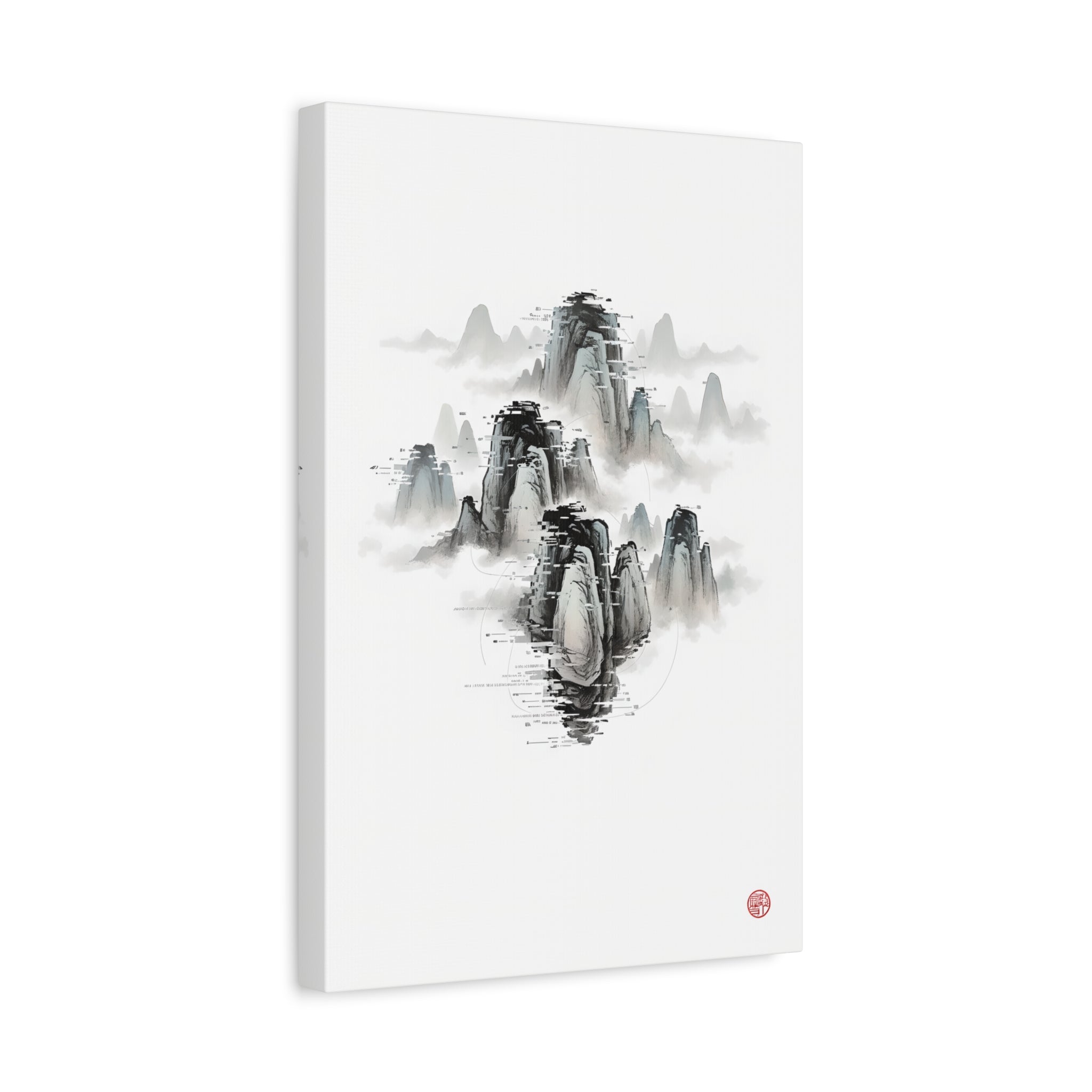 Ink Shadow No.1 — 數據山嵐