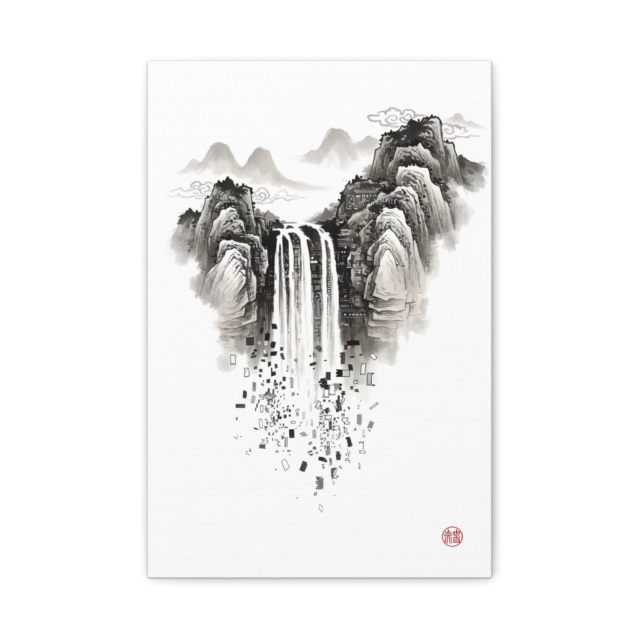 Ink Shadow No.3 — 瀑布解碼