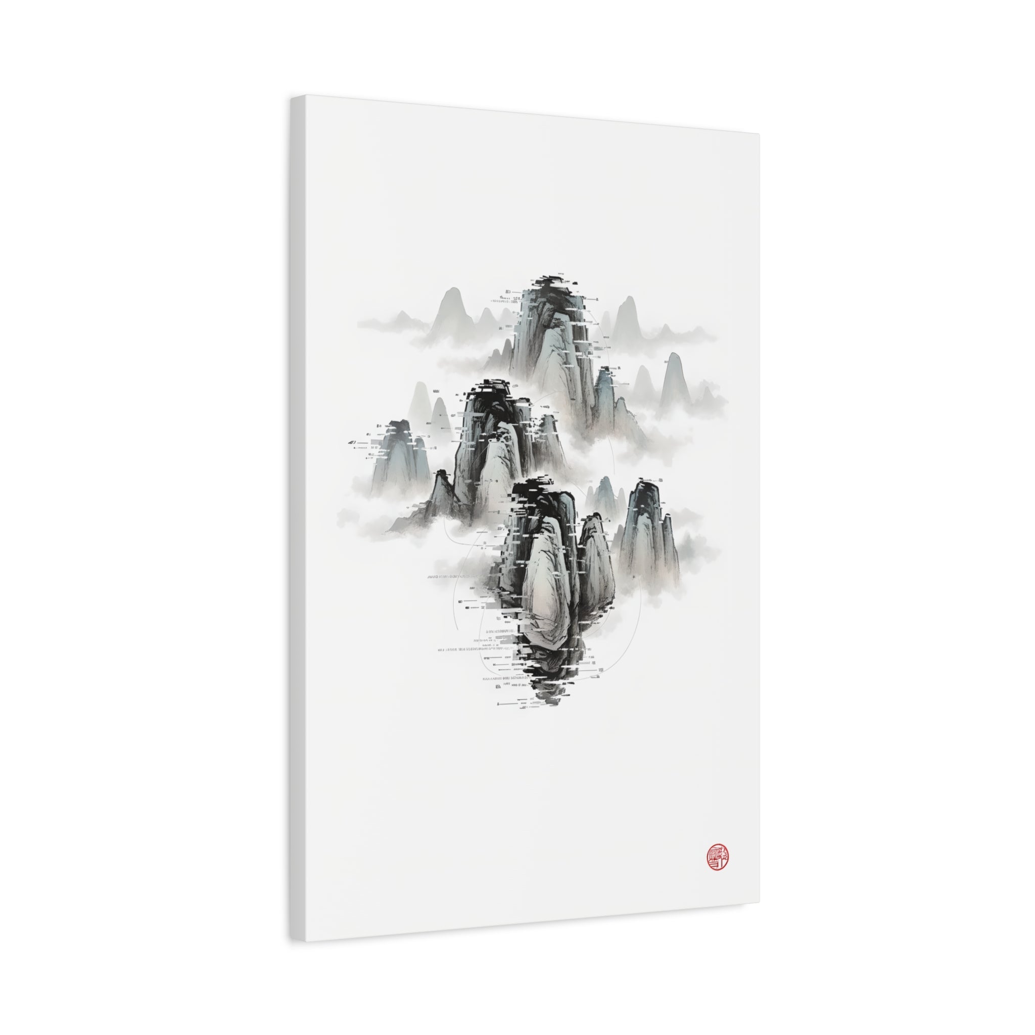 Ink Shadow No.1 — 數據山嵐