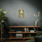 Forest Spirit Canvas Print — Boy with Kodama Wall Art