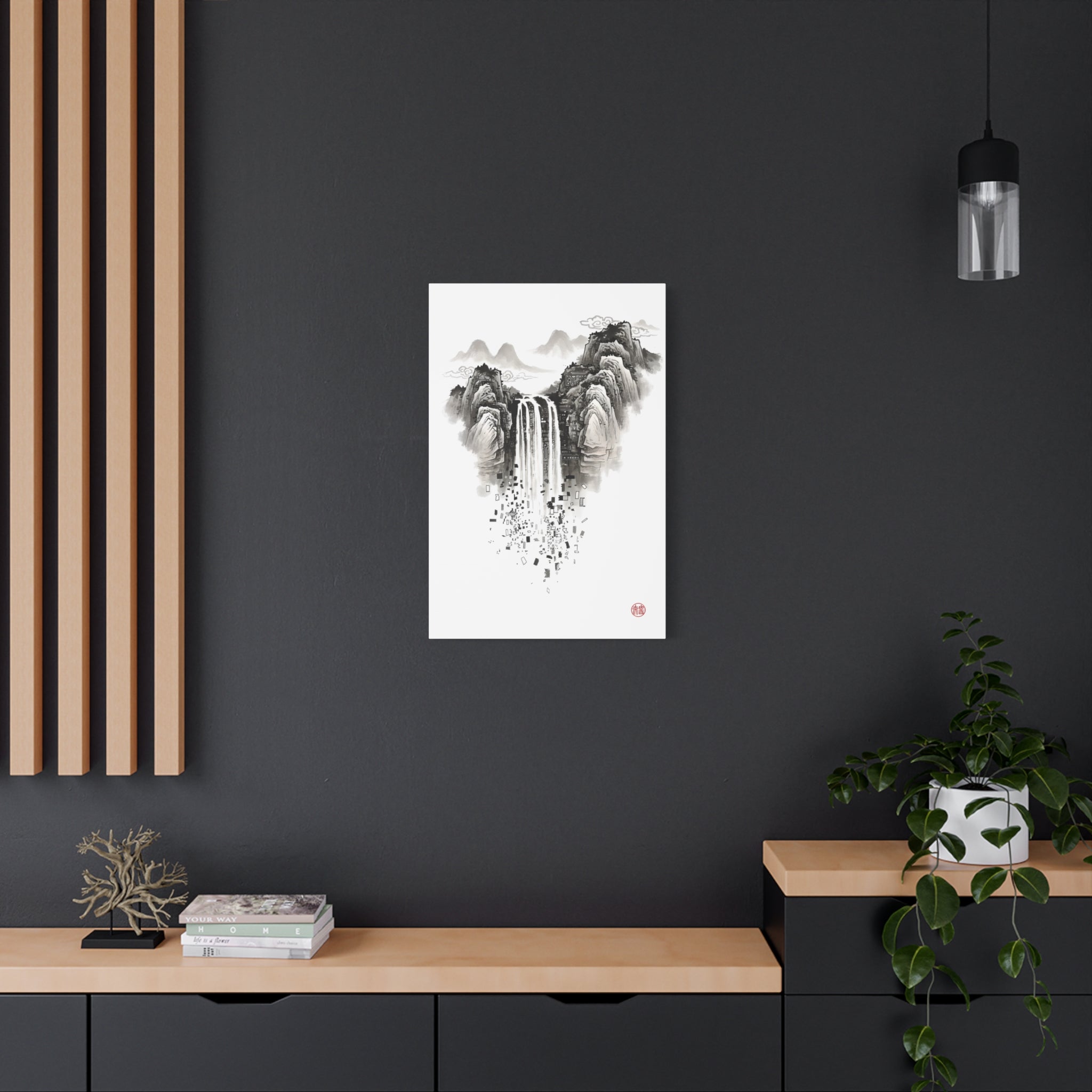 Ink Shadow No.3 — 瀑布解碼